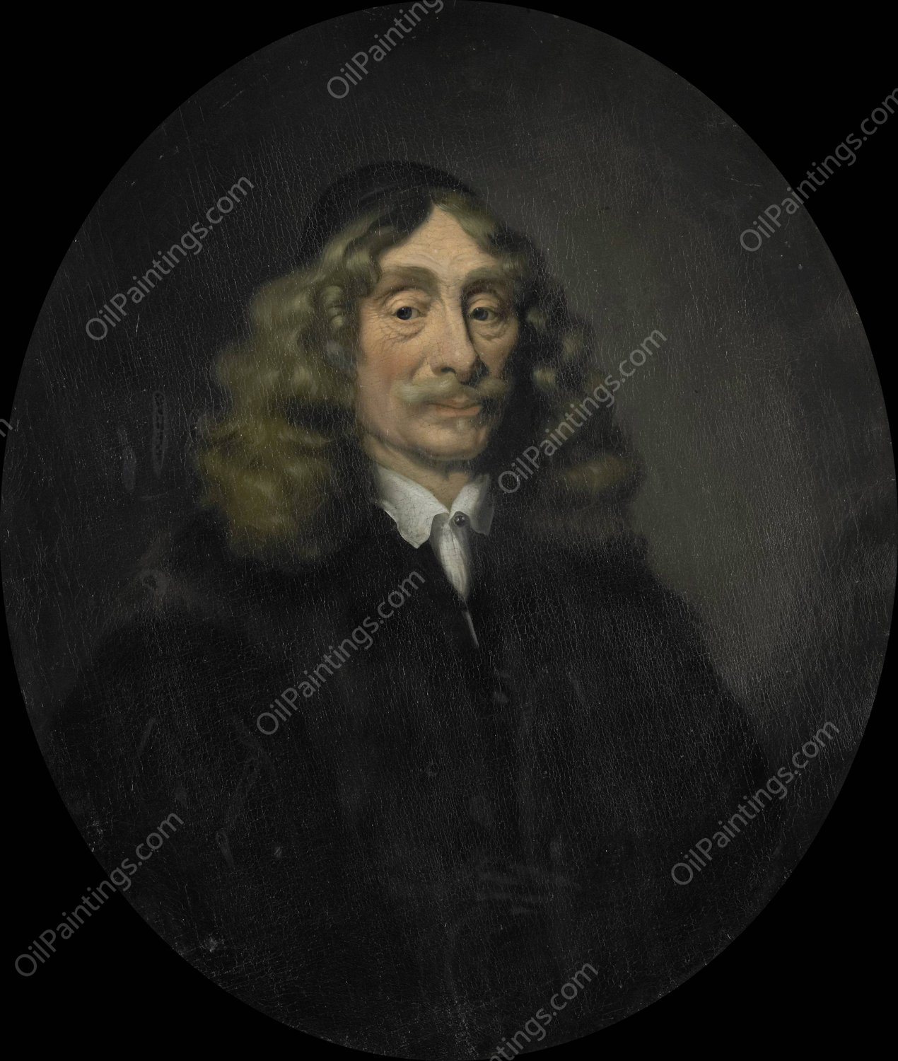 Portrait of Johan de Reus, Director of the Rotterdam Chamber of the Dutch East India Company, elected 1657  by Pieter Van Der Werff - Hand-Painted Oil Painting Reproduction