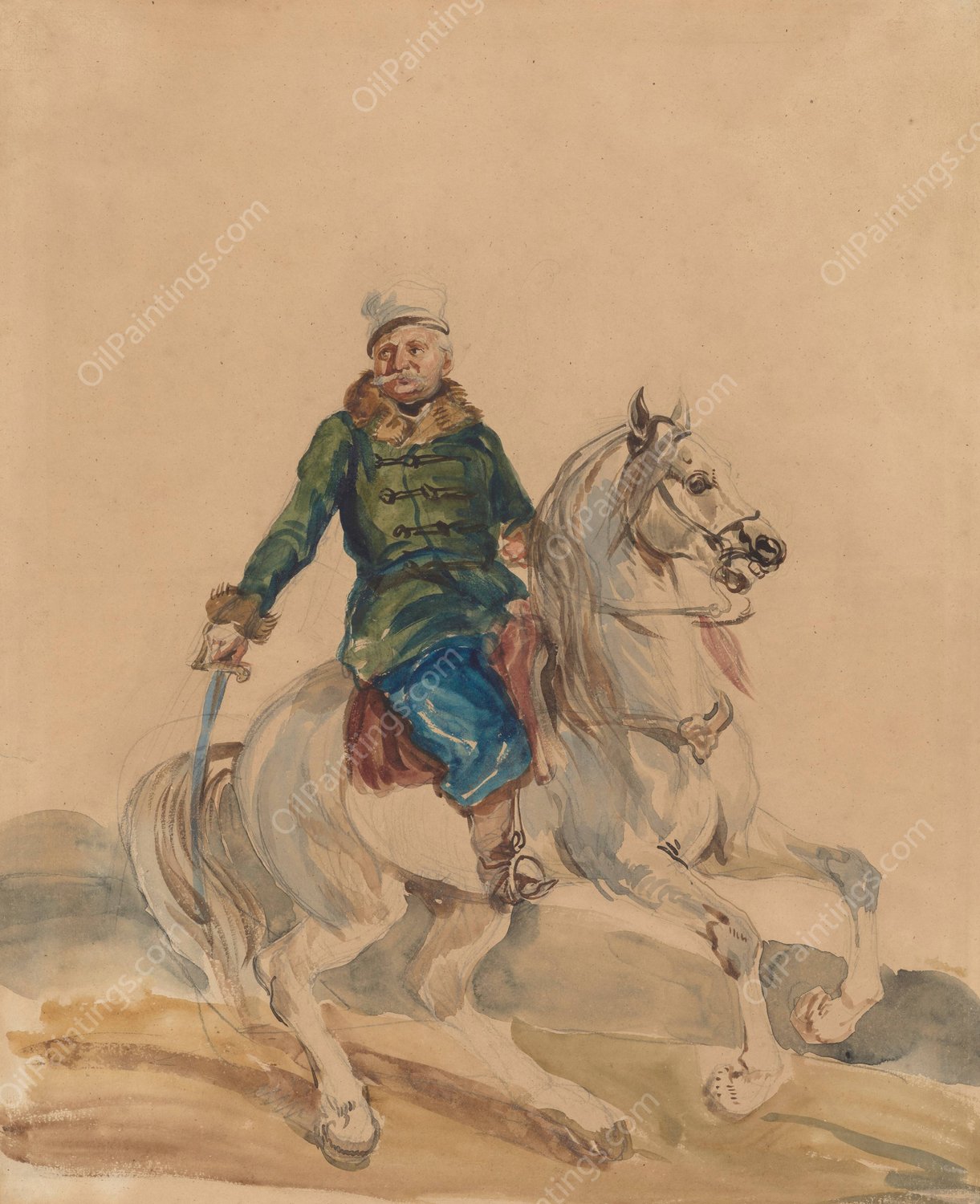 Mohort  by Piotr Michalowski - Hand-Painted Oil Painting Reproduction