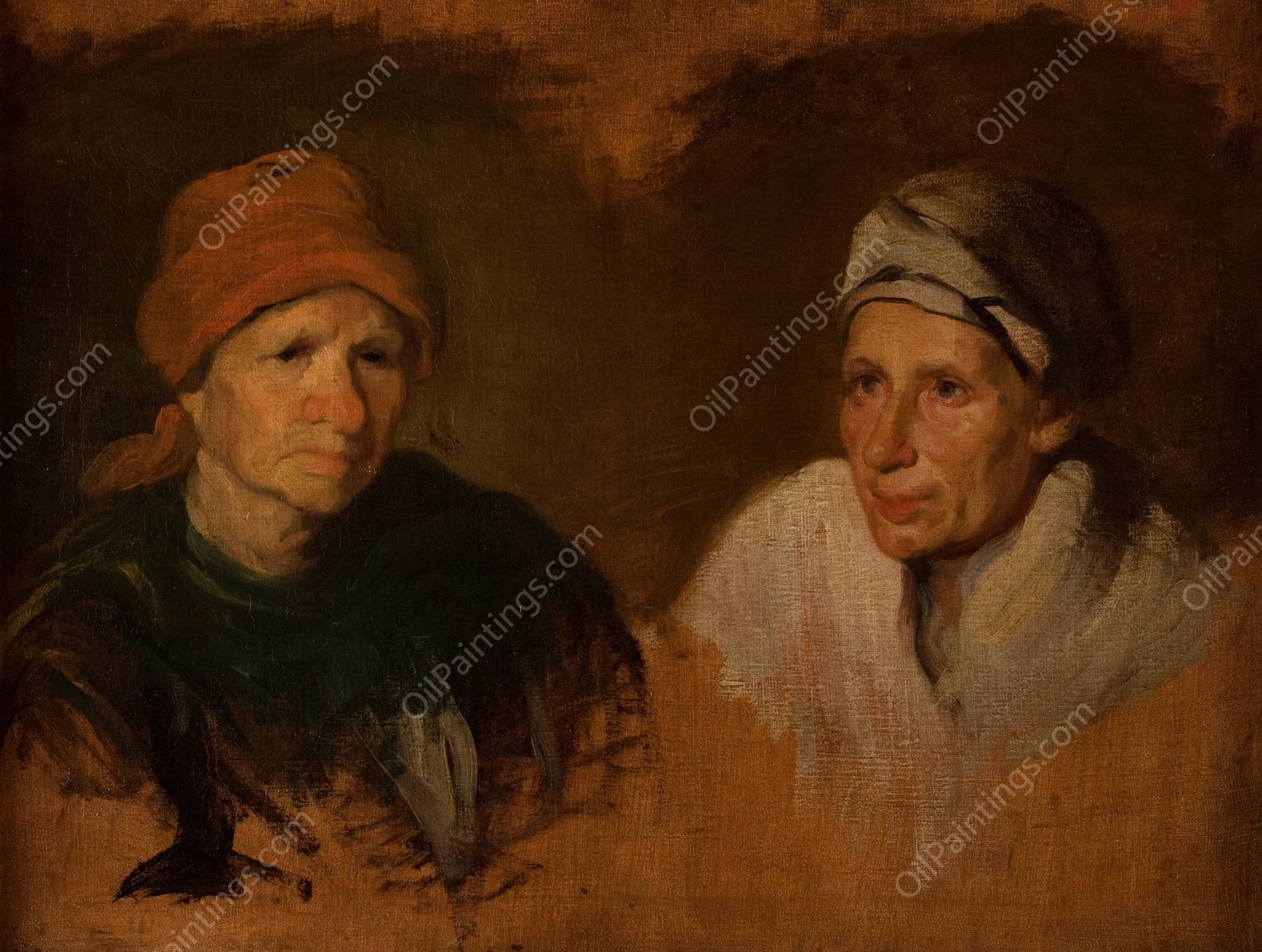 Peasant Women  by Piotr Michalowski - Hand-Painted Oil Painting Reproduction