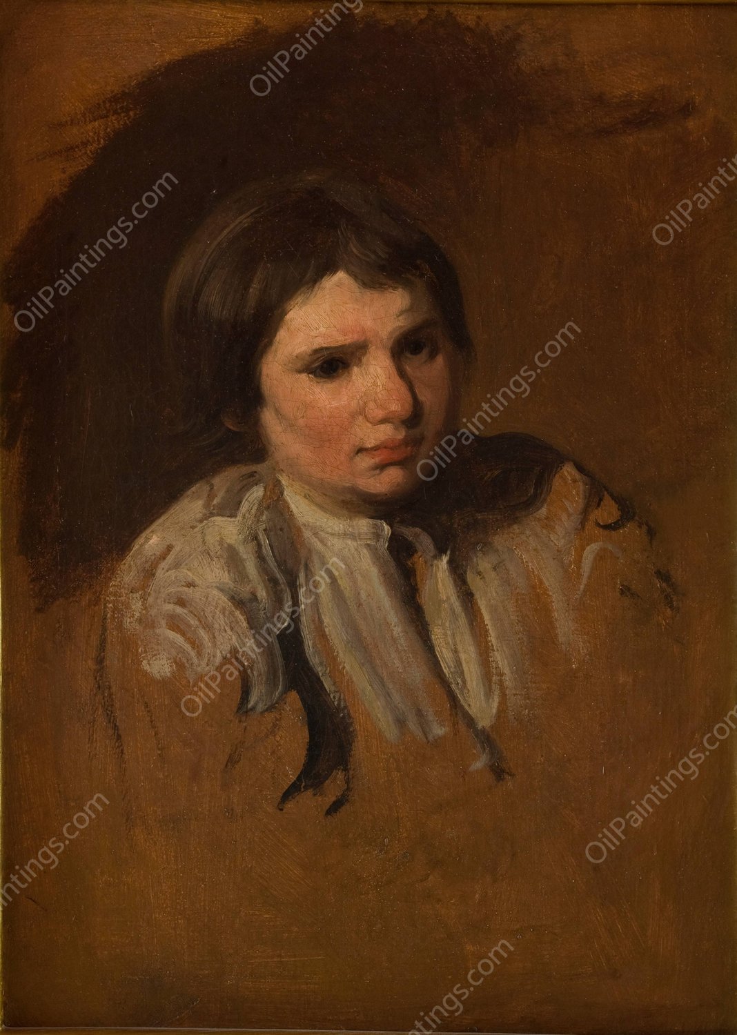 Young Peasant  by Piotr Michalowski - Hand-Painted Oil Painting Reproduction