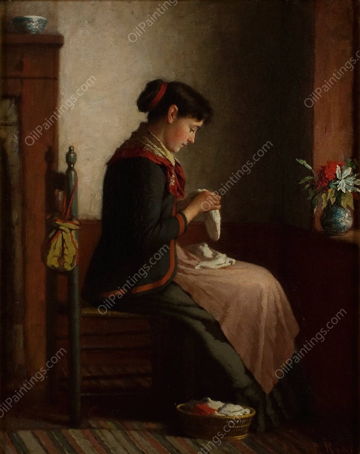 Industry  by Platt Powell Ryder - Hand-Painted Oil Painting Reproduction