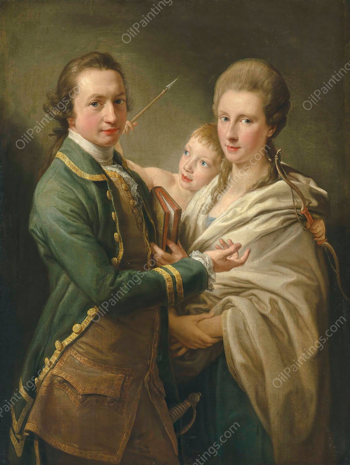 Arthur Saunders Gore, Viscount Sudley, later 2nd Earl of Arran  by Pompeo Batoni - Hand-Painted Oil Painting Reproduction