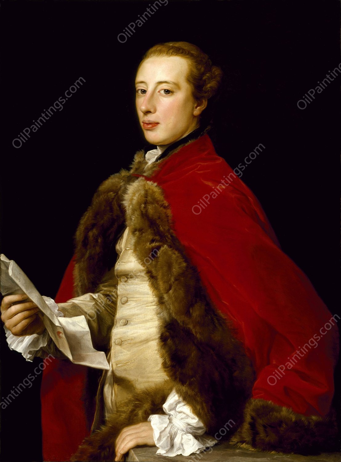 William Fermor by Pompeo Batoni - Hand-Painted Oil Painting Reproduction