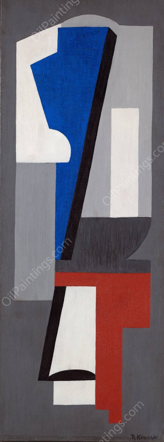 Composition II  by Ragnhild Keyser - Hand-Painted Oil Painting Reproduction