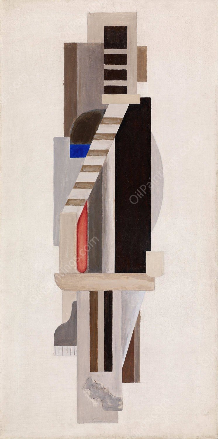 Trappen by Ragnhild Keyser - Hand-Painted Oil Painting Reproduction