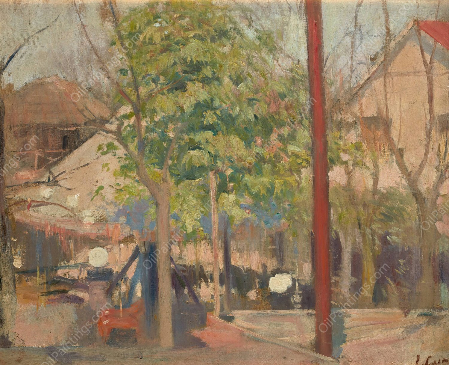 Moulin De La Galette by Ramon Casas - Hand-Painted Oil Painting Reproduction