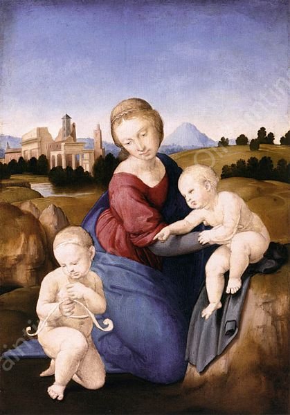 Esterhazy Madonna by Raphael - Hand-Painted Oil Painting Reproduction