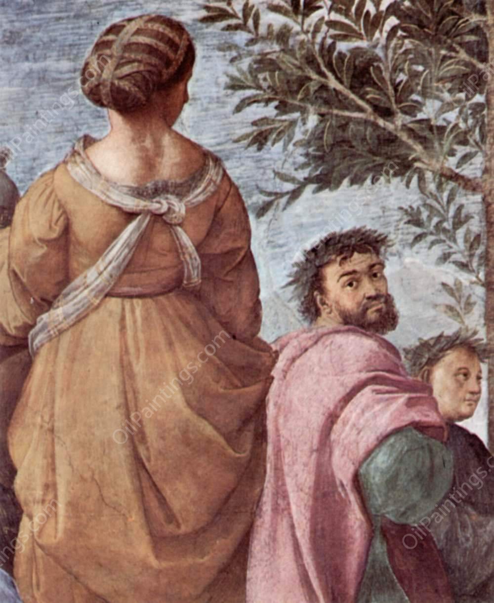 Room of the Signature in the Vatican for Pope Julius II by Raphael - Hand-Painted Oil Painting Reproduction