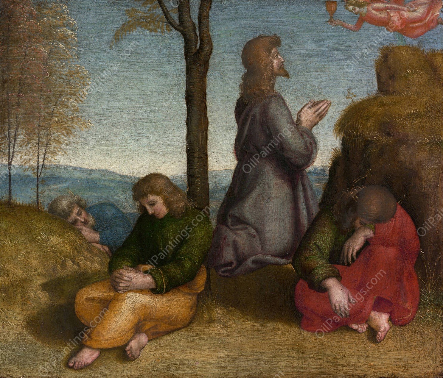 The Agony in the Garden  by Raphael - Hand-Painted Oil Painting Reproduction