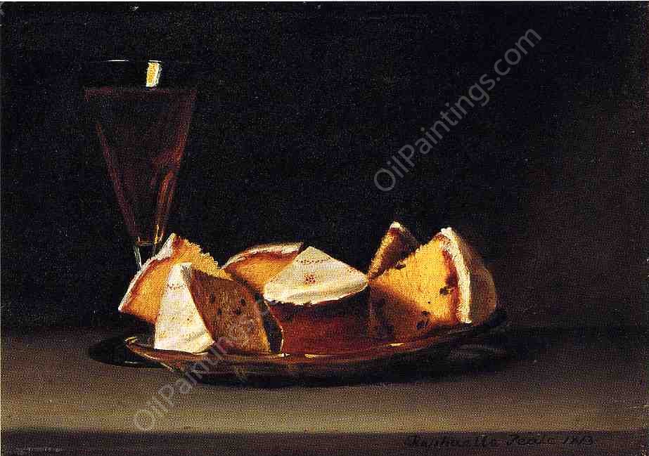 Cake and Wine by Raphaelle Peale - Hand-Painted Oil Painting Reproduction