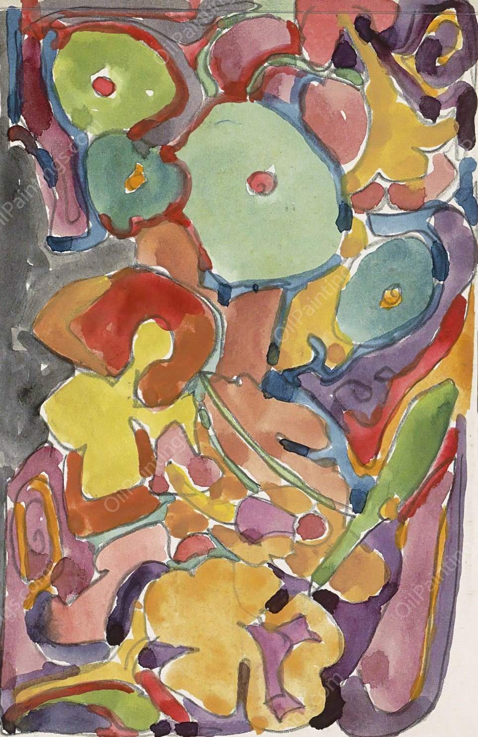 Bloemen  by Reijer Stolk - Hand-Painted Oil Painting Reproduction