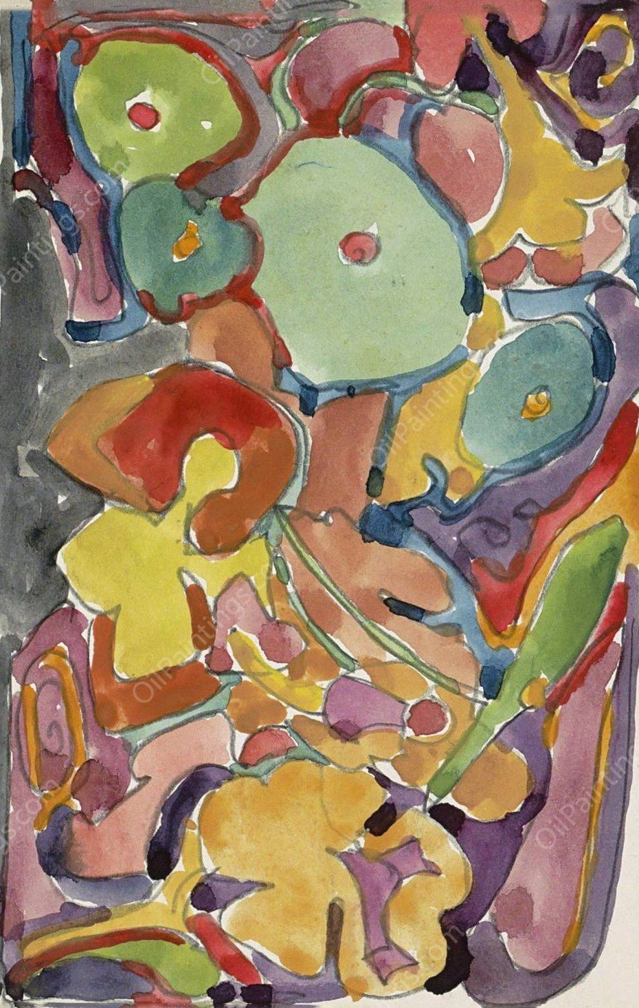 Flowers  by Reijer Stolk - Hand-Painted Oil Painting Reproduction