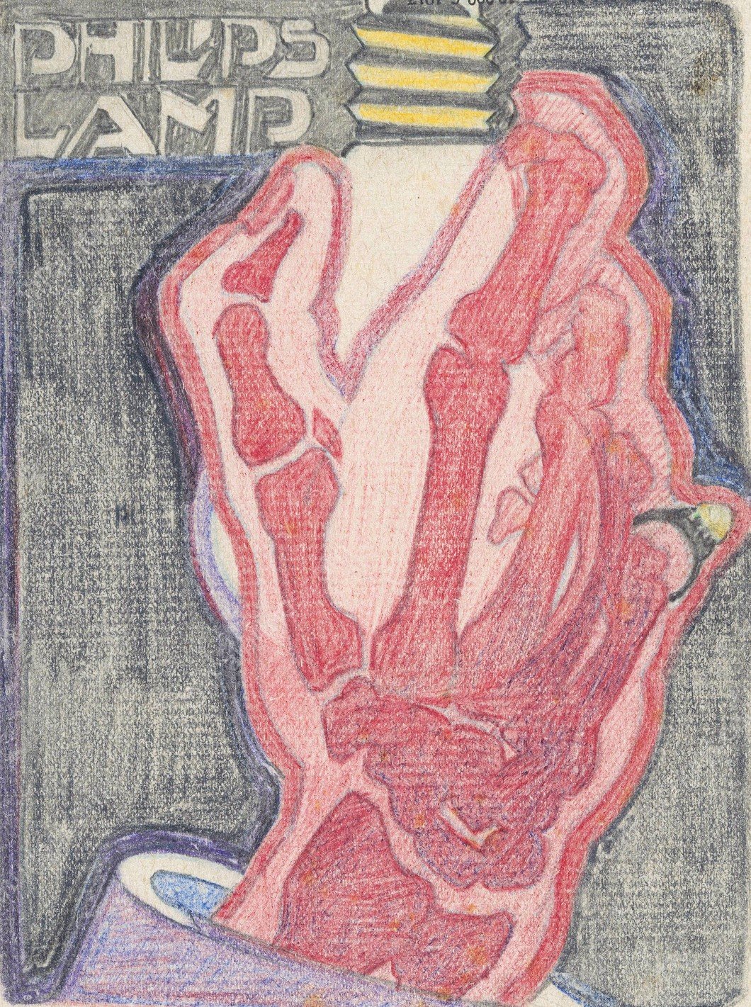 Ontwerp voor reclame voor `Philips Lamp' by Reijer Stolk - Hand-Painted Oil Painting Reproduction