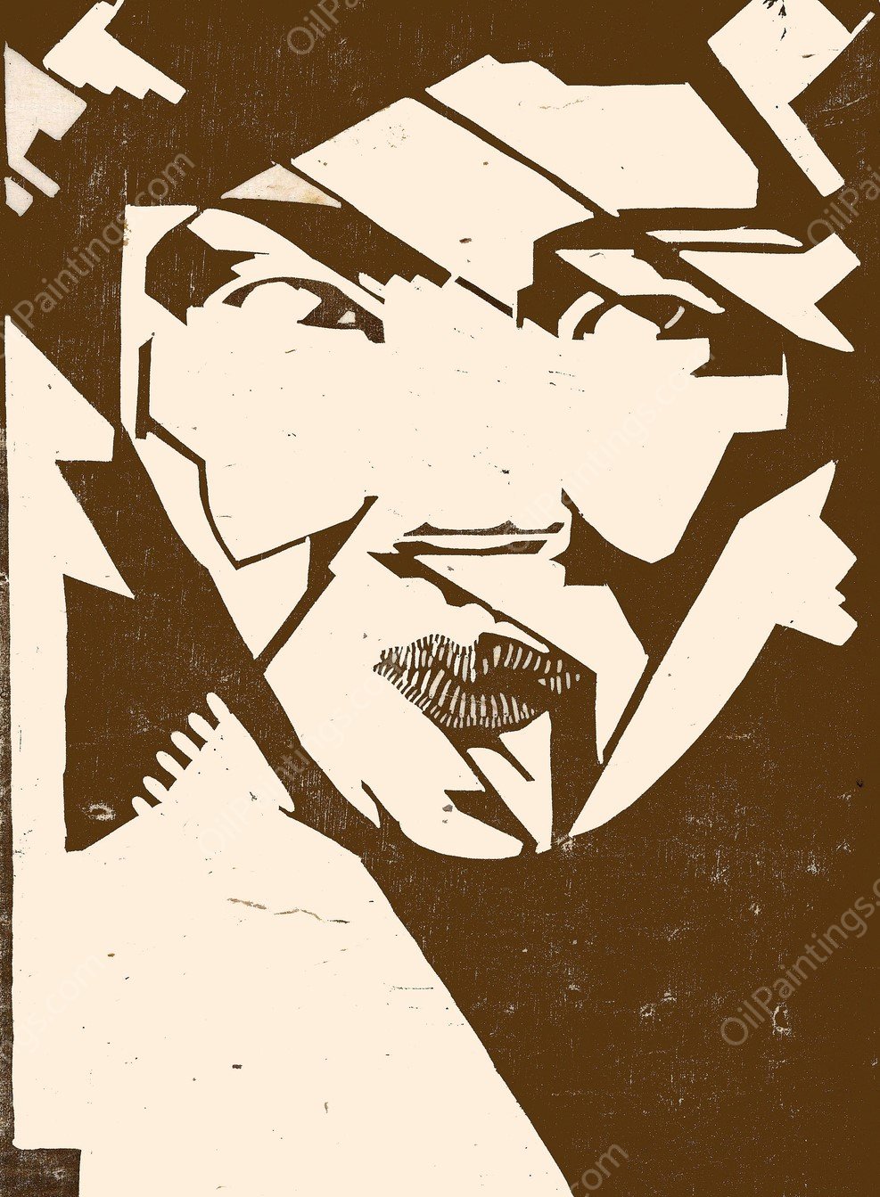 Portrait of Paulina Jilistina Adriana Stolk-Wouters  by Reijer Stolk - Hand-Painted Oil Painting Reproduction