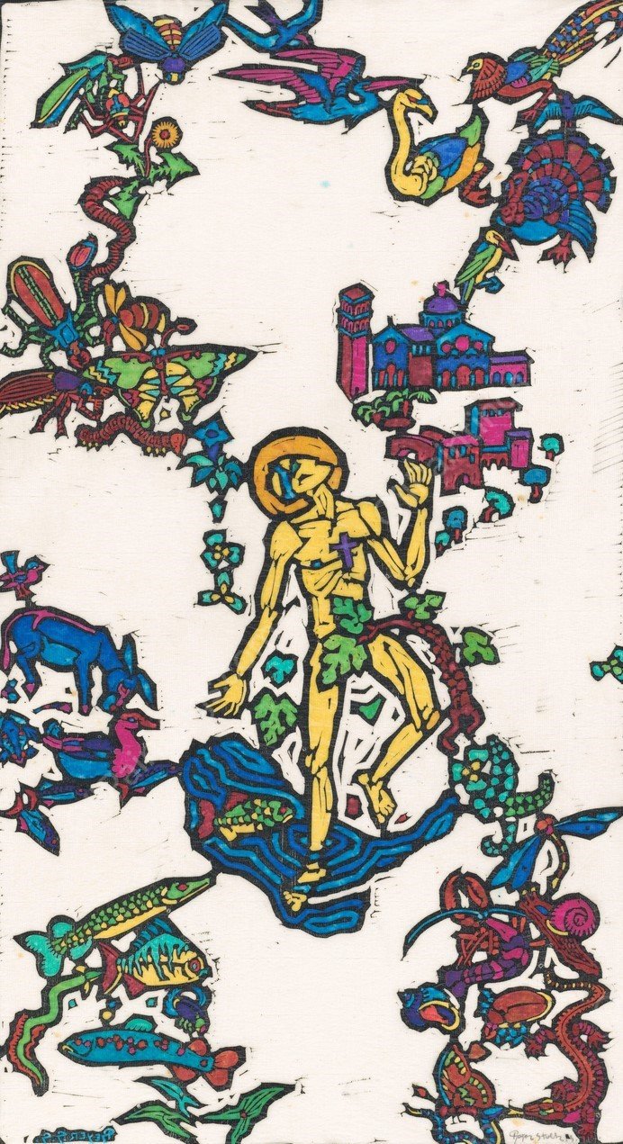 St. Franciscus v. Assisi  by Reijer Stolk - Hand-Painted Oil Painting Reproduction