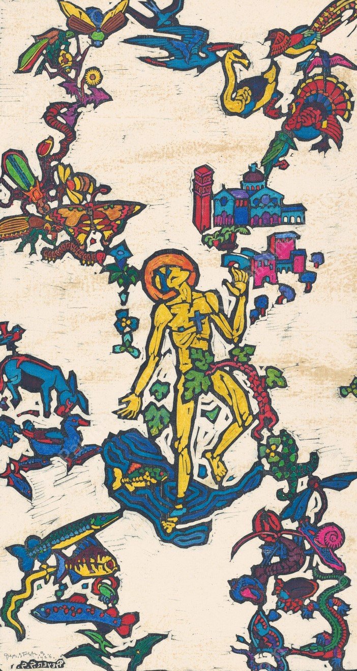 St. Franciscus  by Reijer Stolk - Hand-Painted Oil Painting Reproduction