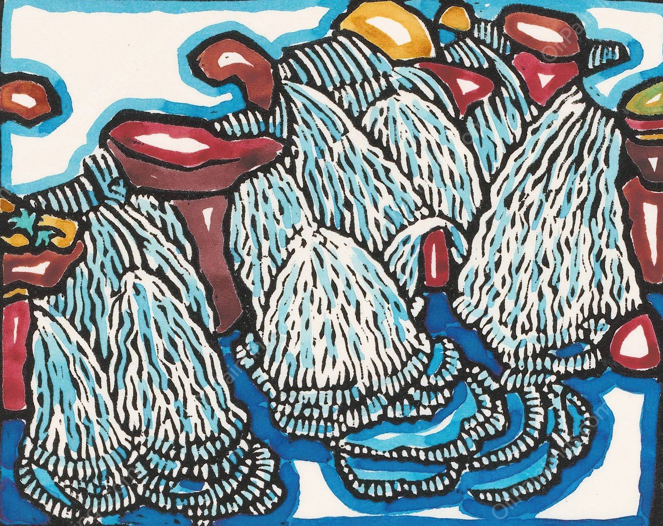 Wasserfall in Ober-Oesterreich  by Reijer Stolk - Hand-Painted Oil Painting Reproduction