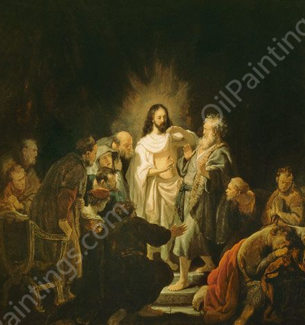 Christ Resurrected by Rembrandt Van Rijn - Hand-Painted Oil Painting Reproduction