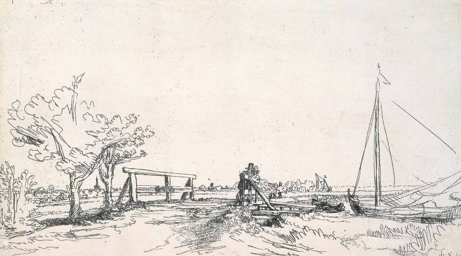 Six's Bridge by Rembrandt Van Rijn - Hand-Painted Oil Painting Reproduction