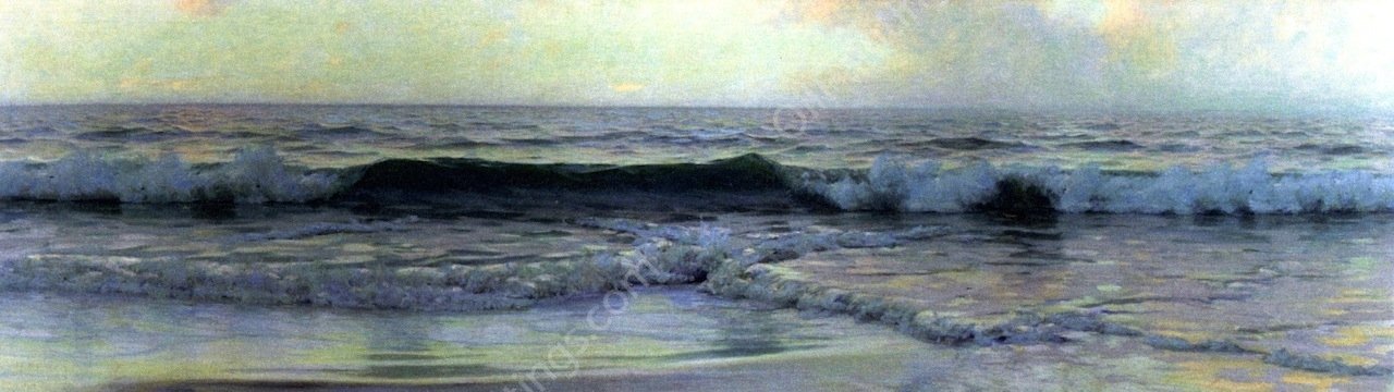 The Wave by Richard Ansdell - Hand-Painted Oil Painting Reproduction