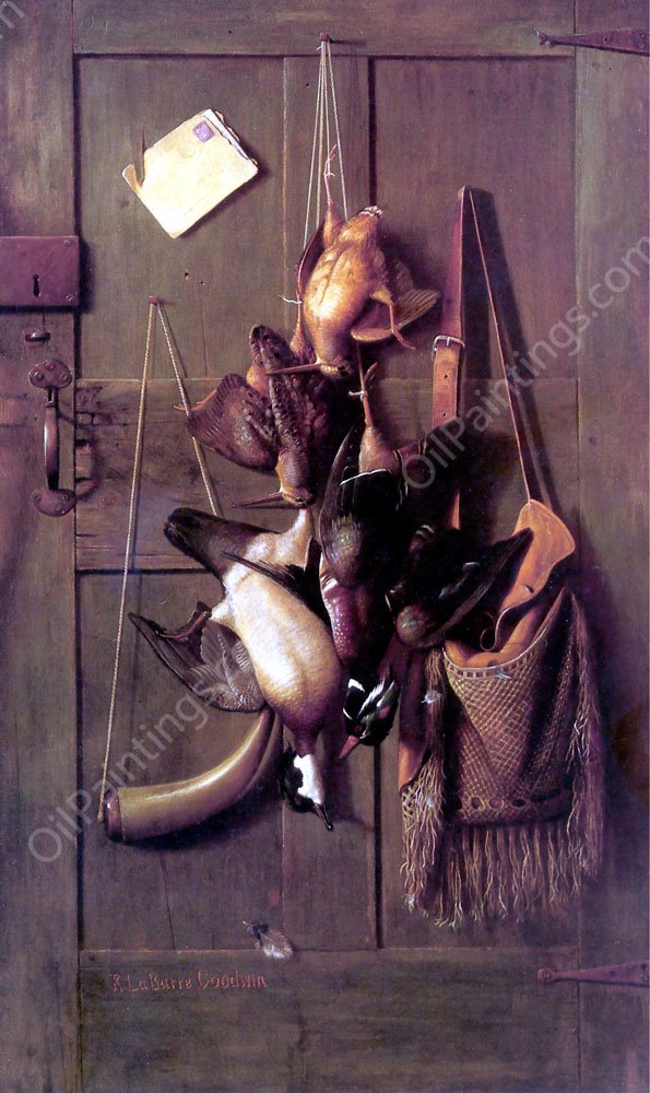 Cabin Door Still Life by Richard Labarre Goodwin - Hand-Painted Oil Painting Reproduction