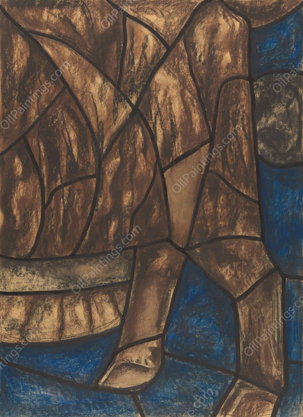 Ontwerp voor raam in het Noordertransept in de Dom te Utrecht 45  by Richard Nicolaus Roland Holst - Hand-Painted Oil Painting Reproduction