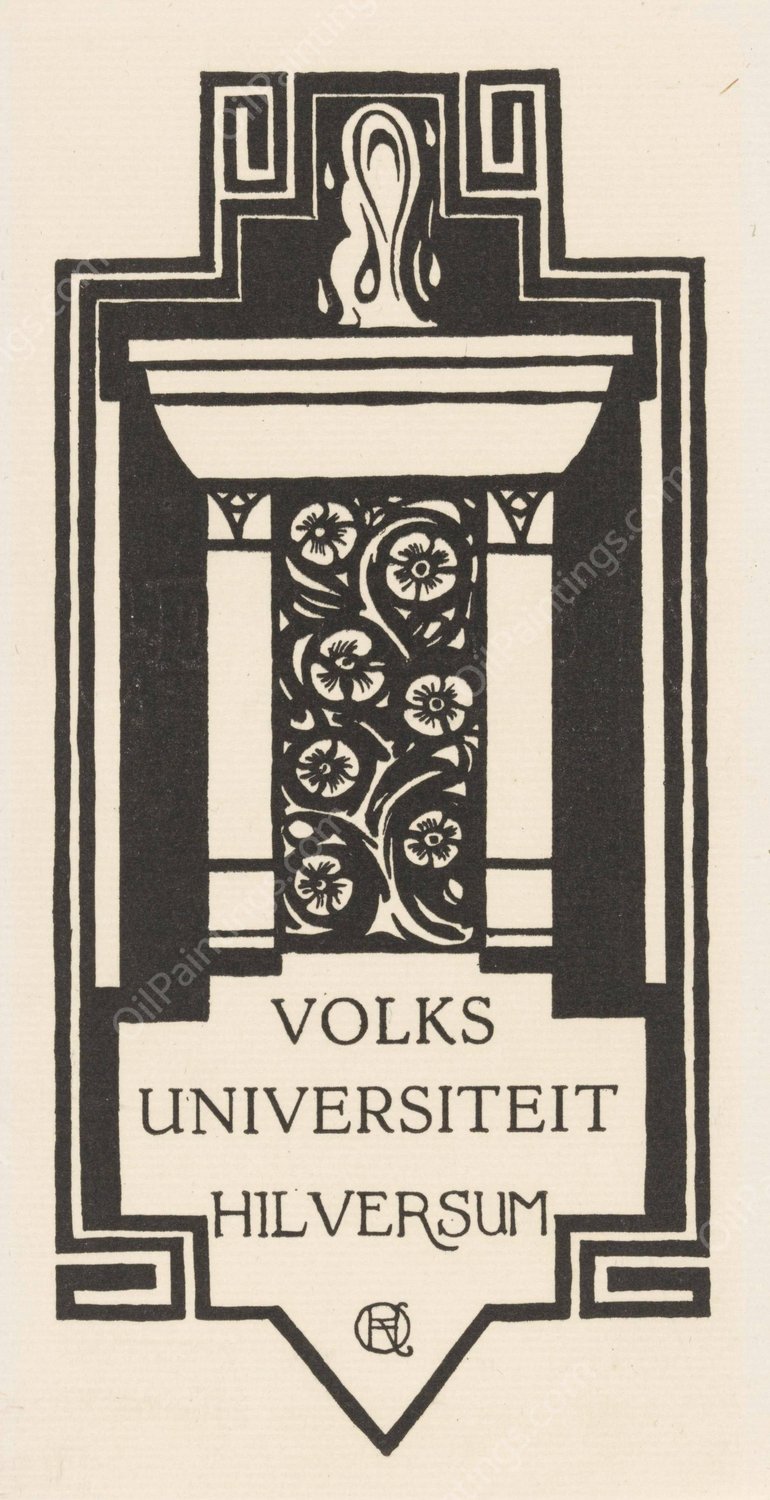 Zuil  by Richard Nicolaus Roland Holst - Hand-Painted Oil Painting Reproduction