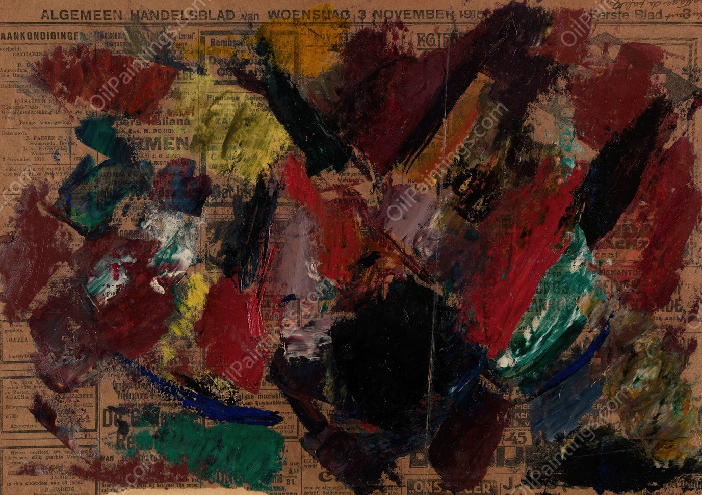 Colours used in Nude in a Cane Chair by Rik Wouters - Hand-Painted Oil Painting Reproduction