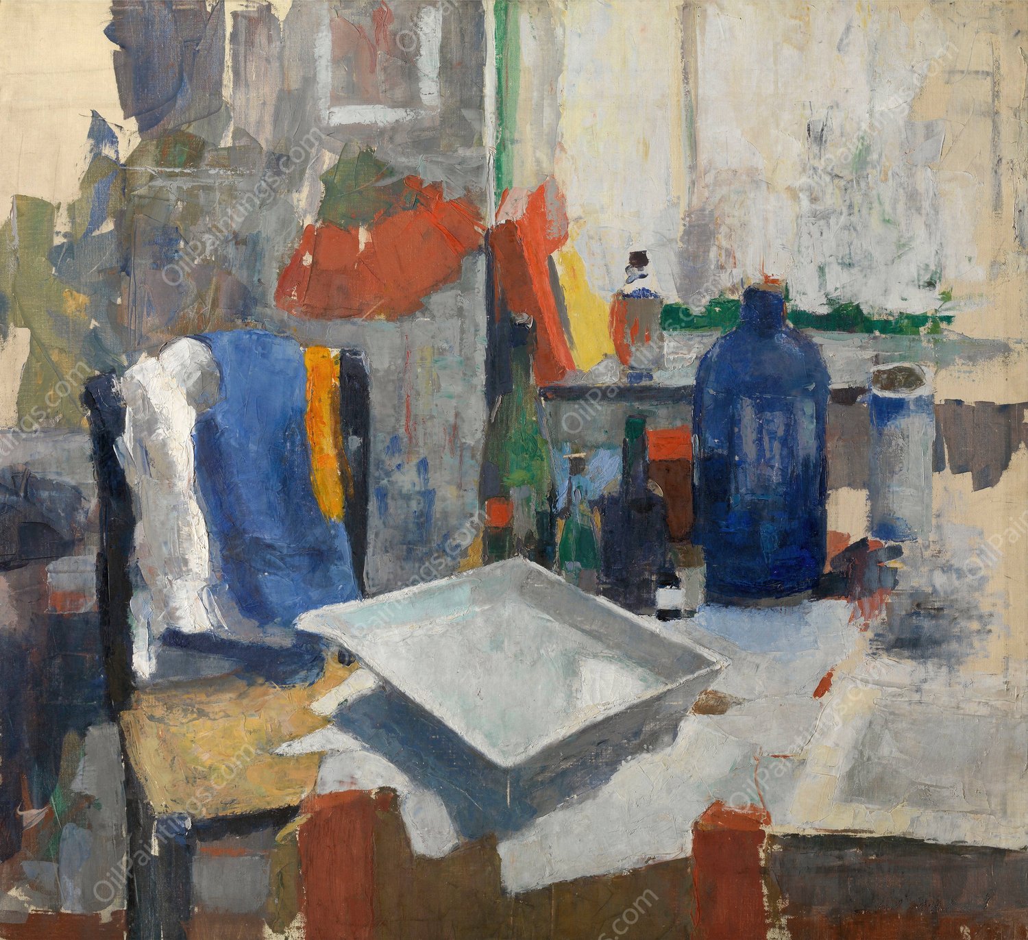 Etching Table  by Rik Wouters - Hand-Painted Oil Painting Reproduction
