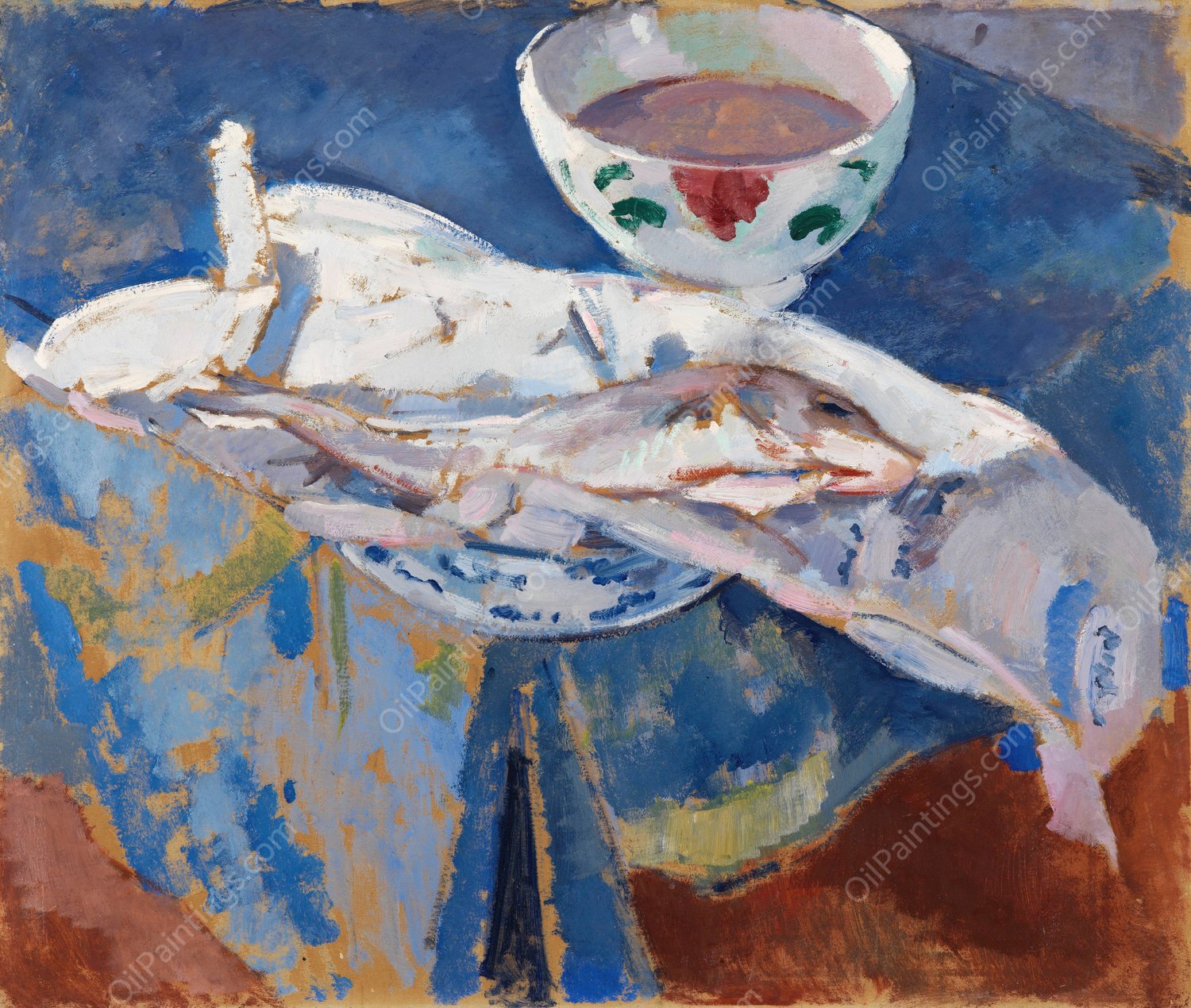 Haddock  by Rik Wouters - Hand-Painted Oil Painting Reproduction