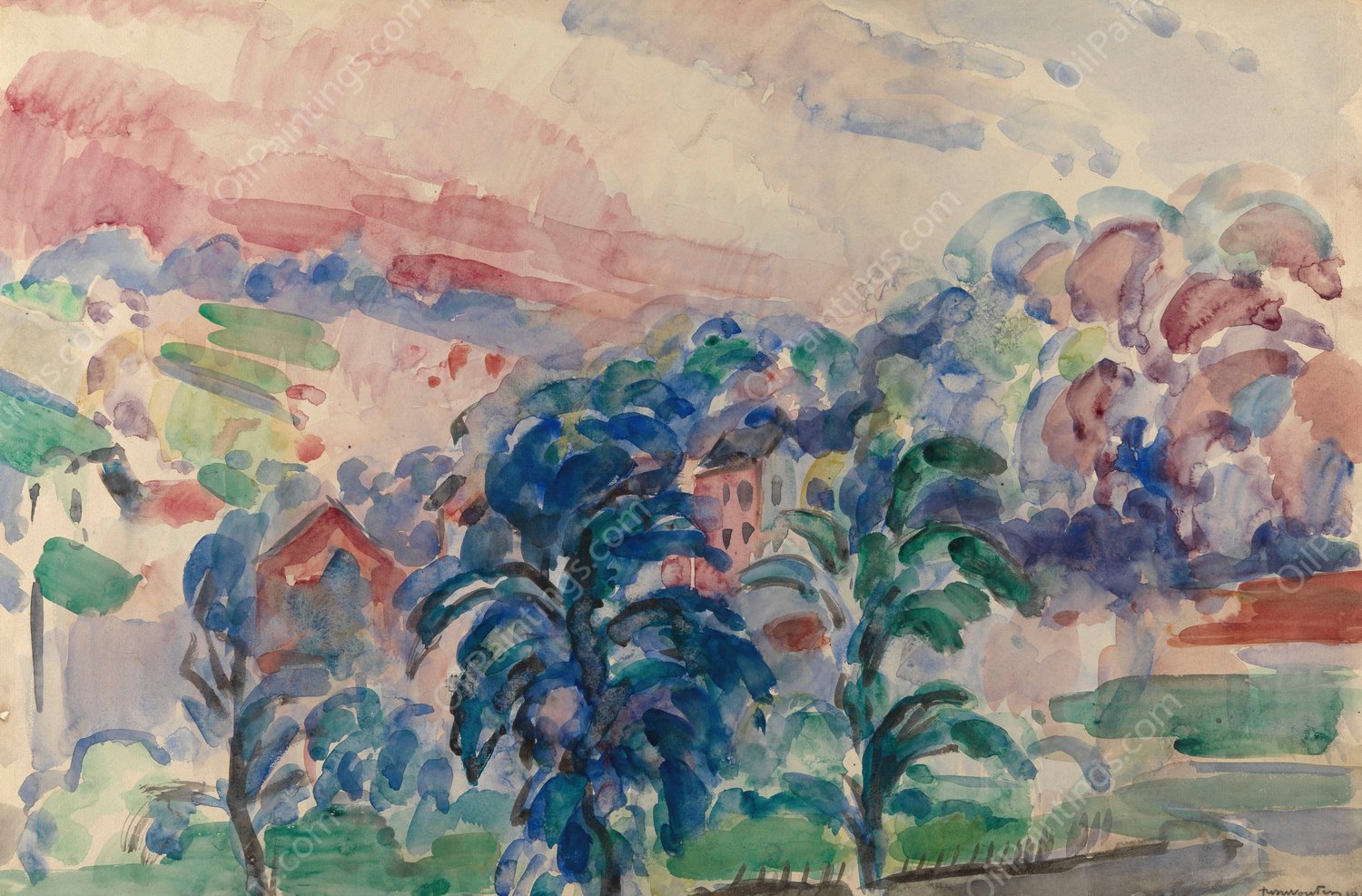Morning - Bosvoorde  by Rik Wouters - Hand-Painted Oil Painting Reproduction
