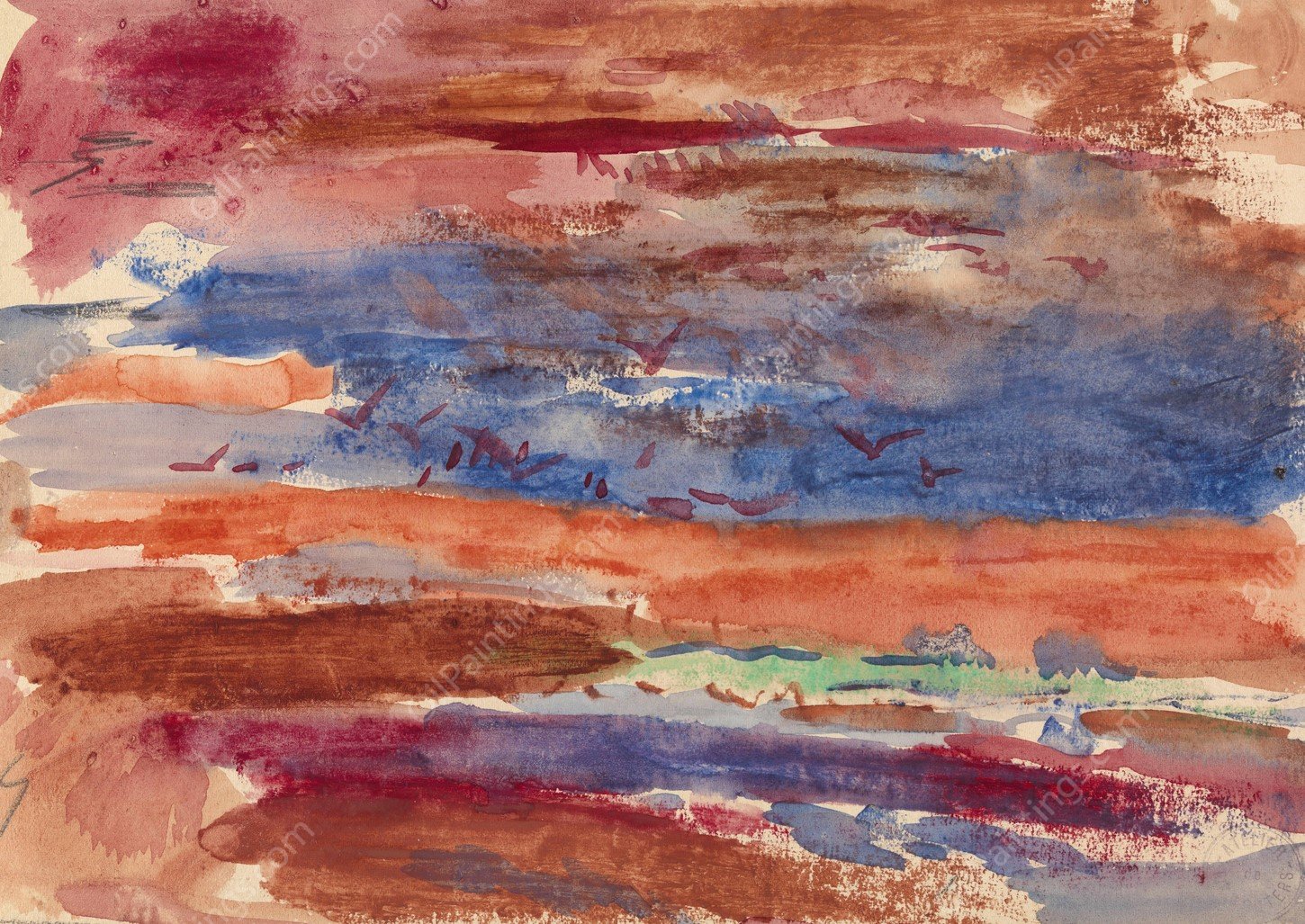 Nightmare - War  by Rik Wouters - Hand-Painted Oil Painting Reproduction