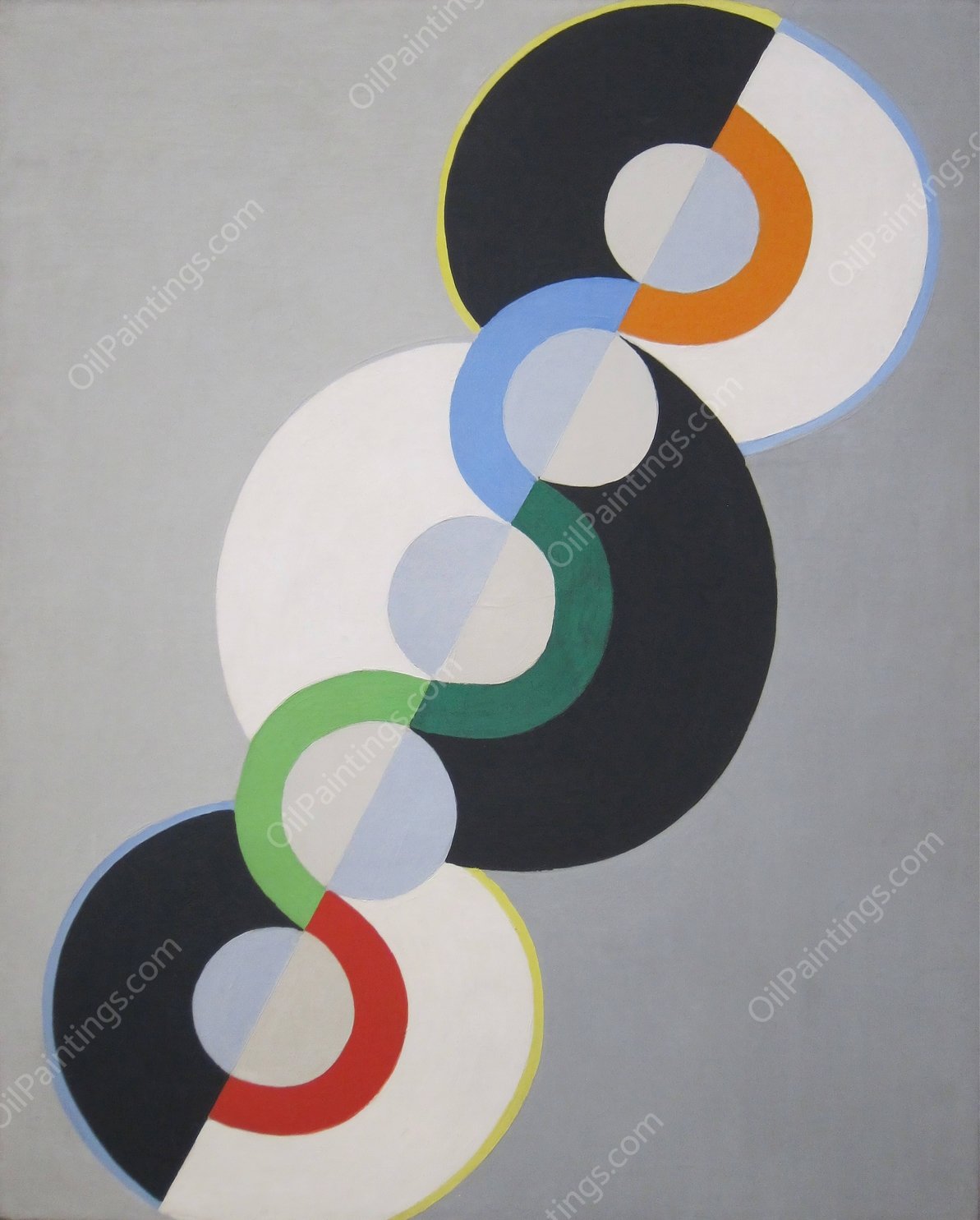 Endless Rhythm by Robert Delaunay - Hand-Painted Oil Painting Reproduction