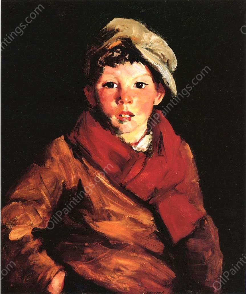 Cafferty by Robert Henri - Hand-Painted Oil Painting Reproduction