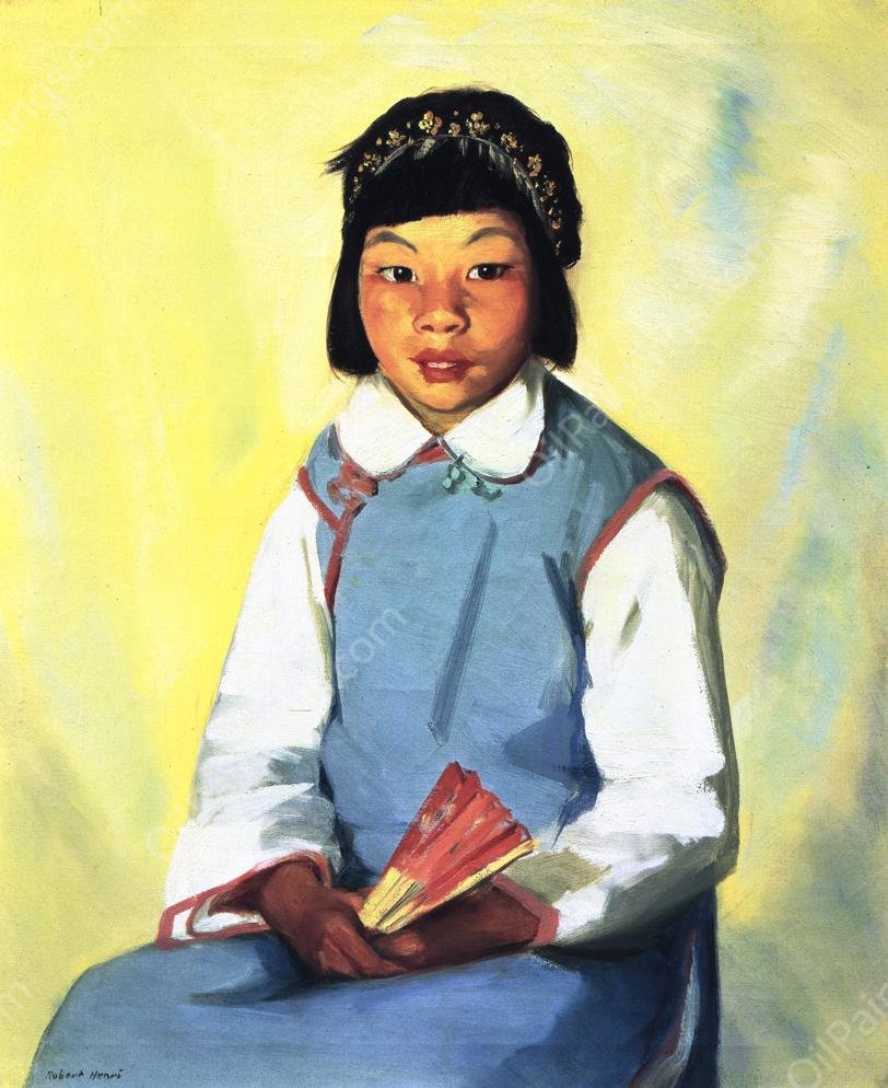 Chow Choy by Robert Henri - Hand-Painted Oil Painting Reproduction