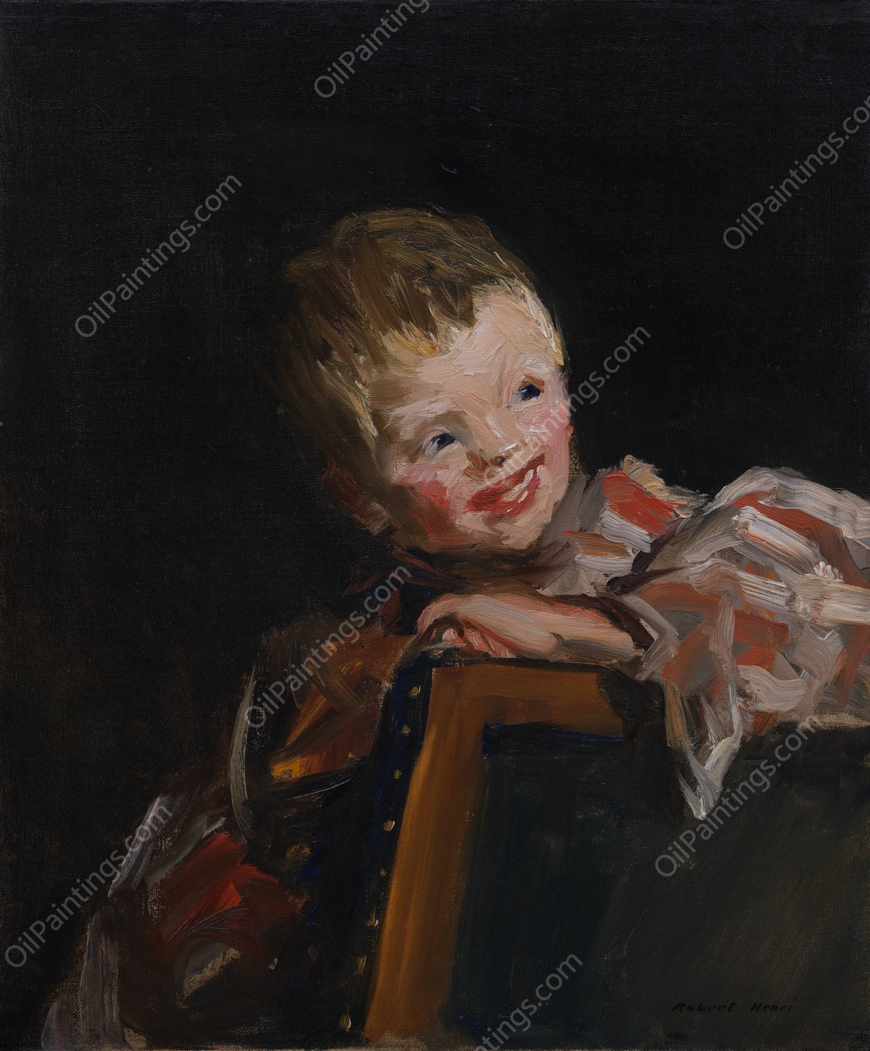 Cory  by Robert Henri - Hand-Painted Oil Painting Reproduction