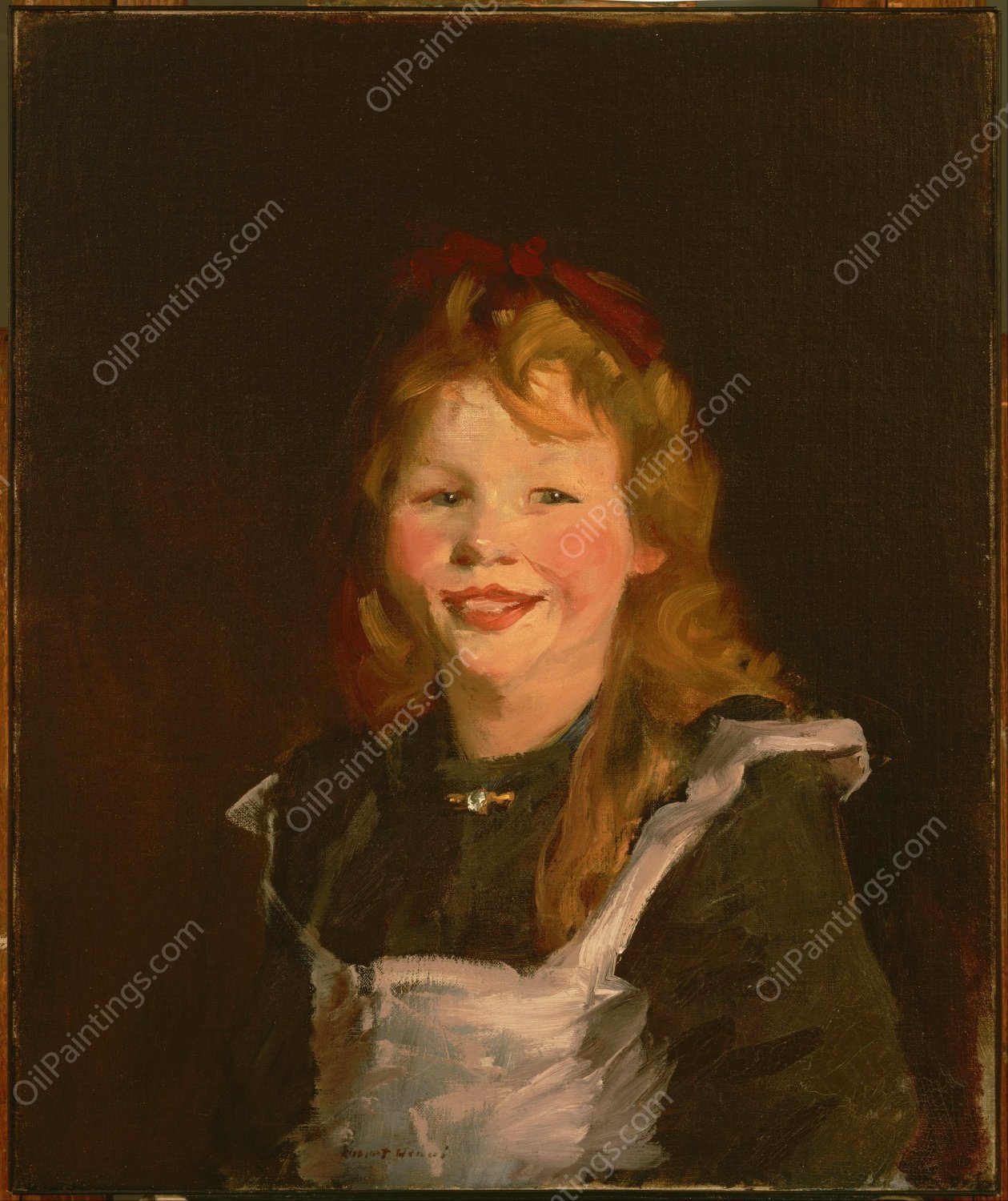 Dutch Girl by Robert Henri - Hand-Painted Oil Painting Reproduction