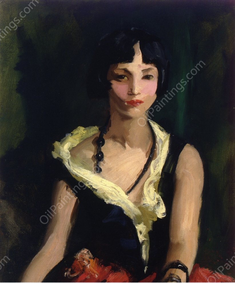 Francisquita by Robert Henri - Hand-Painted Oil Painting Reproduction