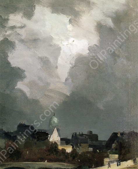 In Amsterdam by Robert Henri - Hand-Painted Oil Painting Reproduction