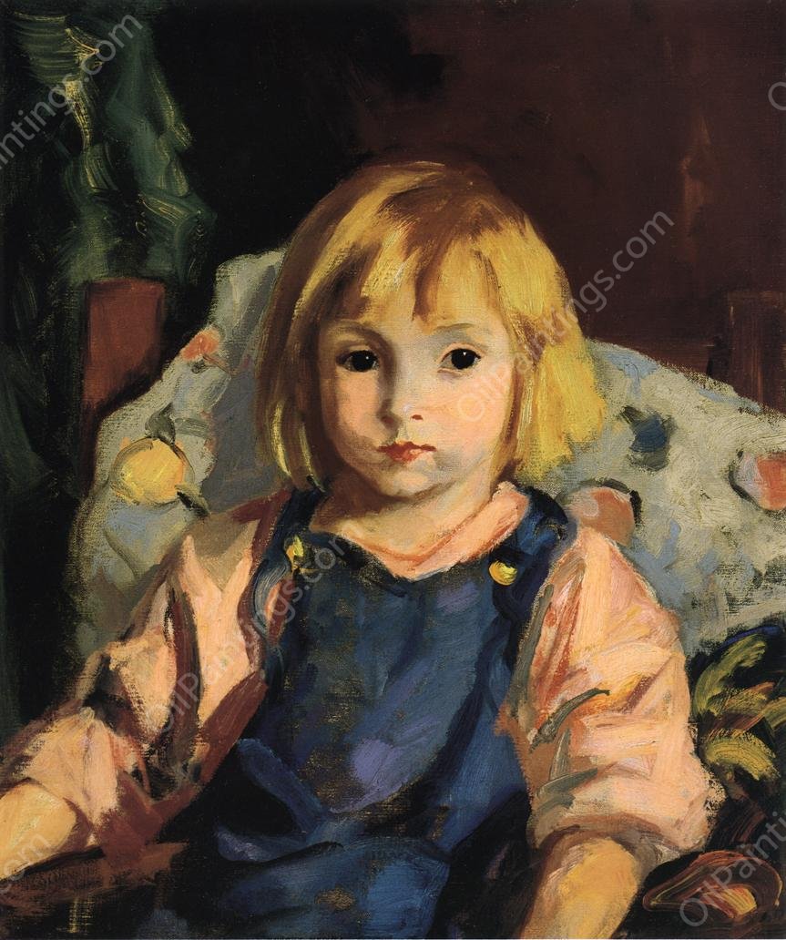 Little Carl Karl Schleicher by Robert Henri - Hand-Painted Oil Painting Reproduction