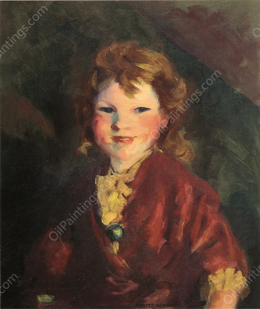 Portrait of Stella by Robert Henri - Hand-Painted Oil Painting Reproduction