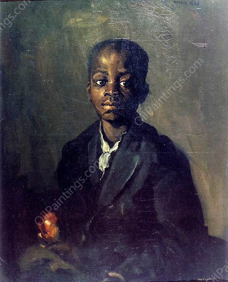Portrait of Willie Gee by Robert Henri - Hand-Painted Oil Painting Reproduction