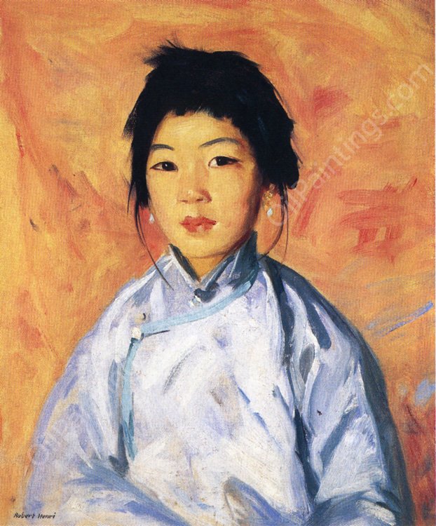 Tam Gan by Robert Henri - Hand-Painted Oil Painting Reproduction
