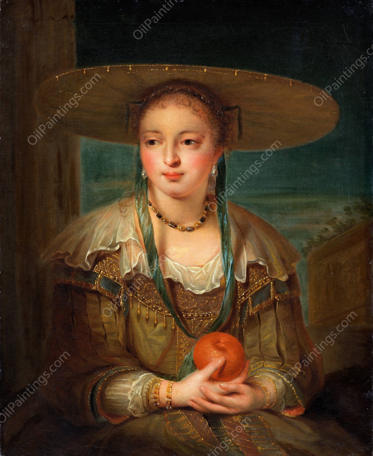 Pomona by Robert Tournieres - Hand-Painted Oil Painting Reproduction