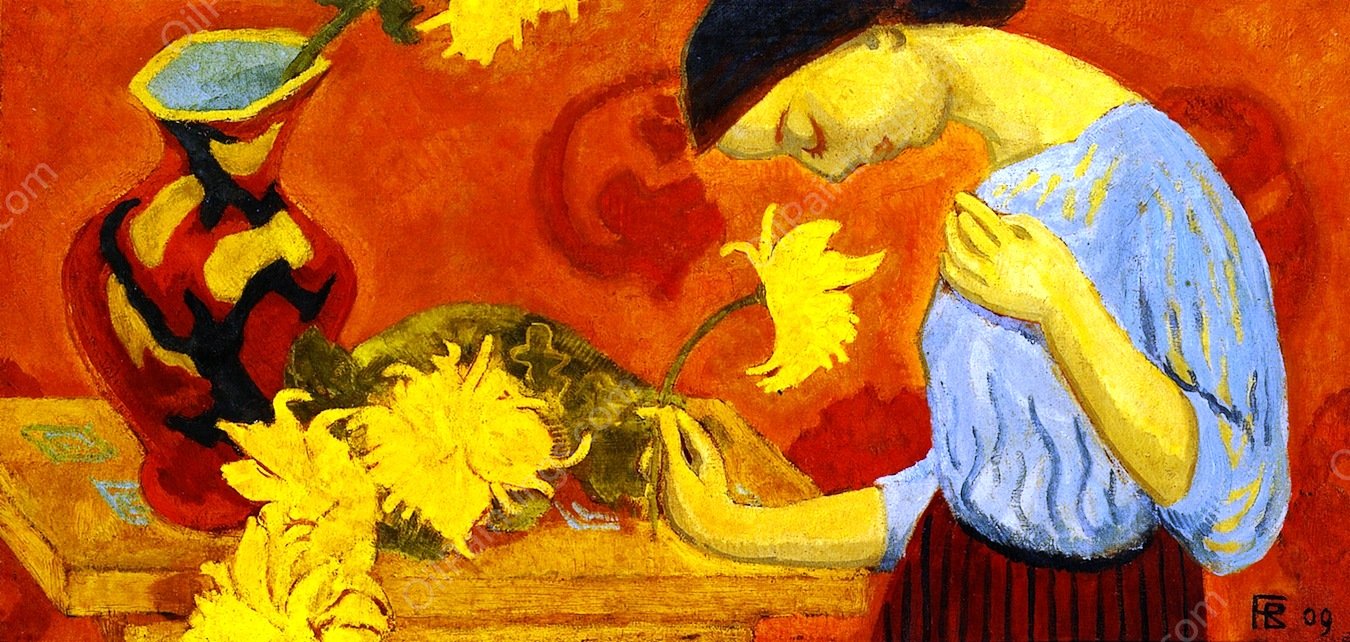 Mademoiselle Maria Zimmern by Roger De La Fresnaye - Hand-Painted Oil Painting Reproduction