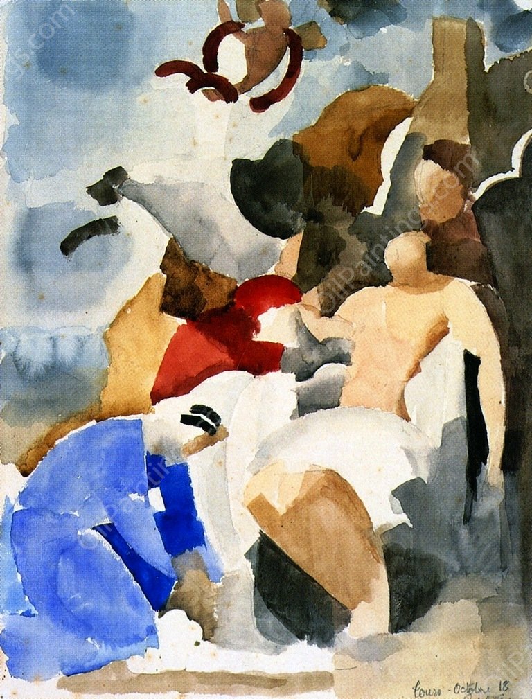 Saint Sebastian Healed by the Holy Women after Le Sueur by Roger De La Fresnaye - Hand-Painted Oil Painting Reproduction