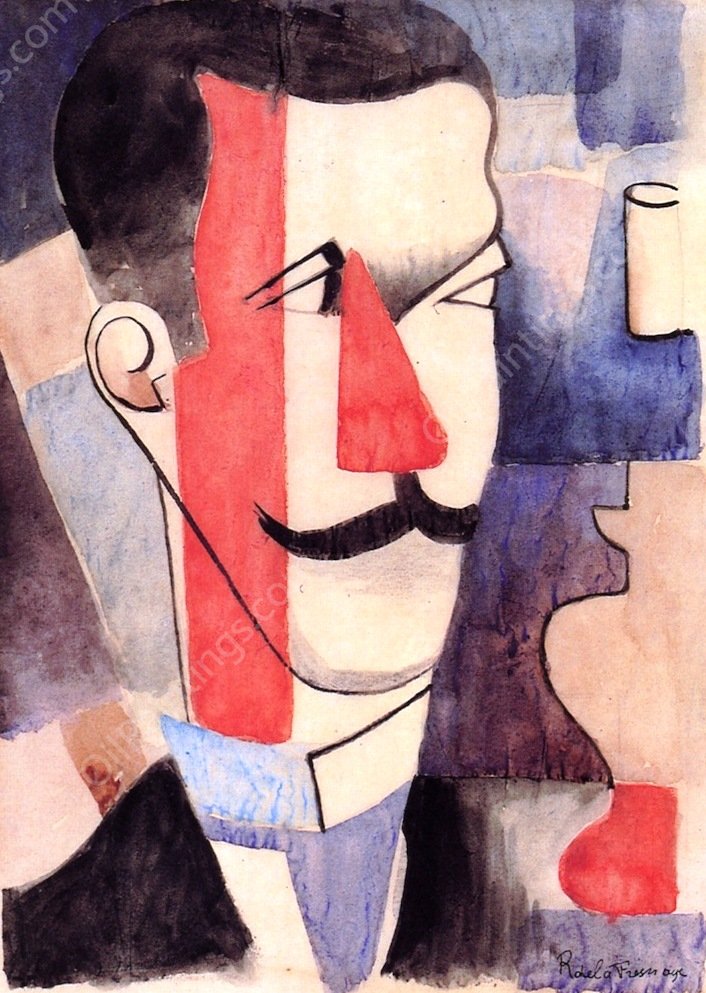 Study for Paludes by Roger De La Fresnaye - Hand-Painted Oil Painting Reproduction