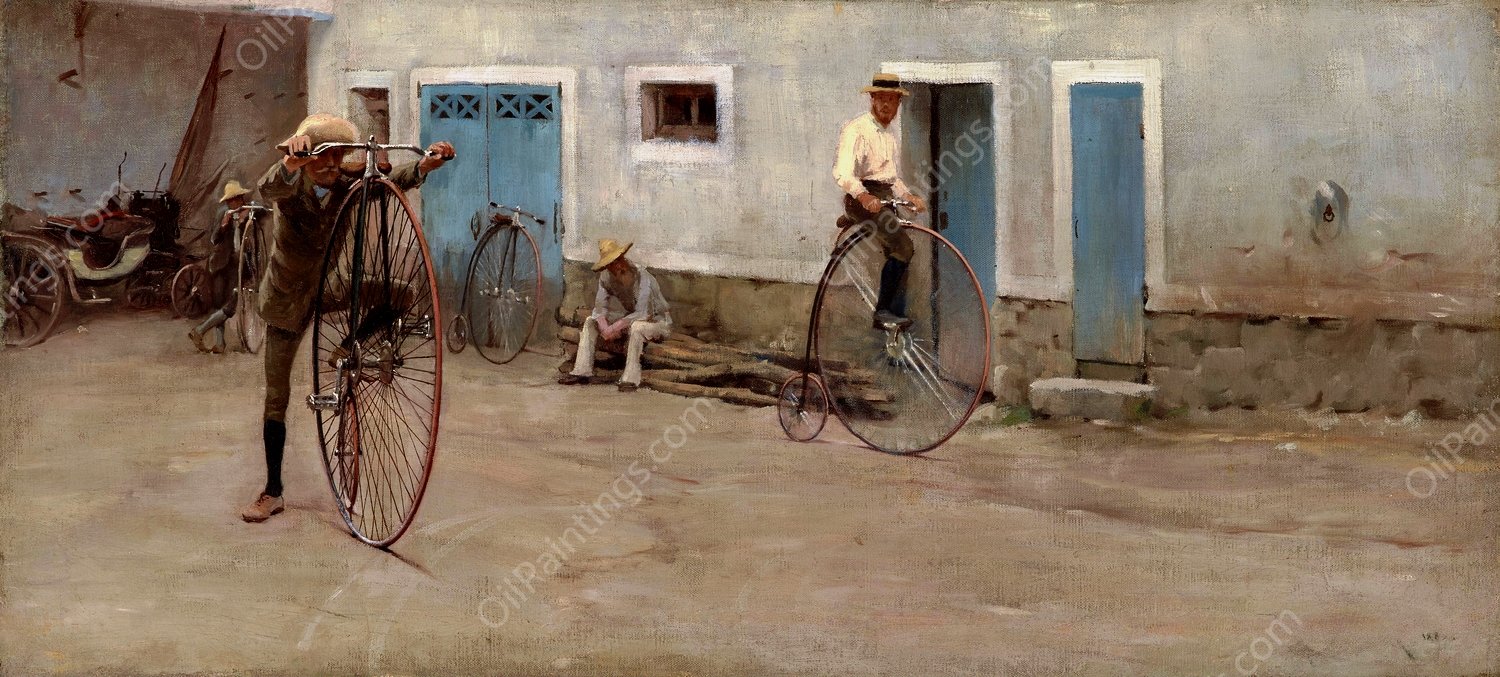 The Mount  by Ruger Donoho - Hand-Painted Oil Painting Reproduction