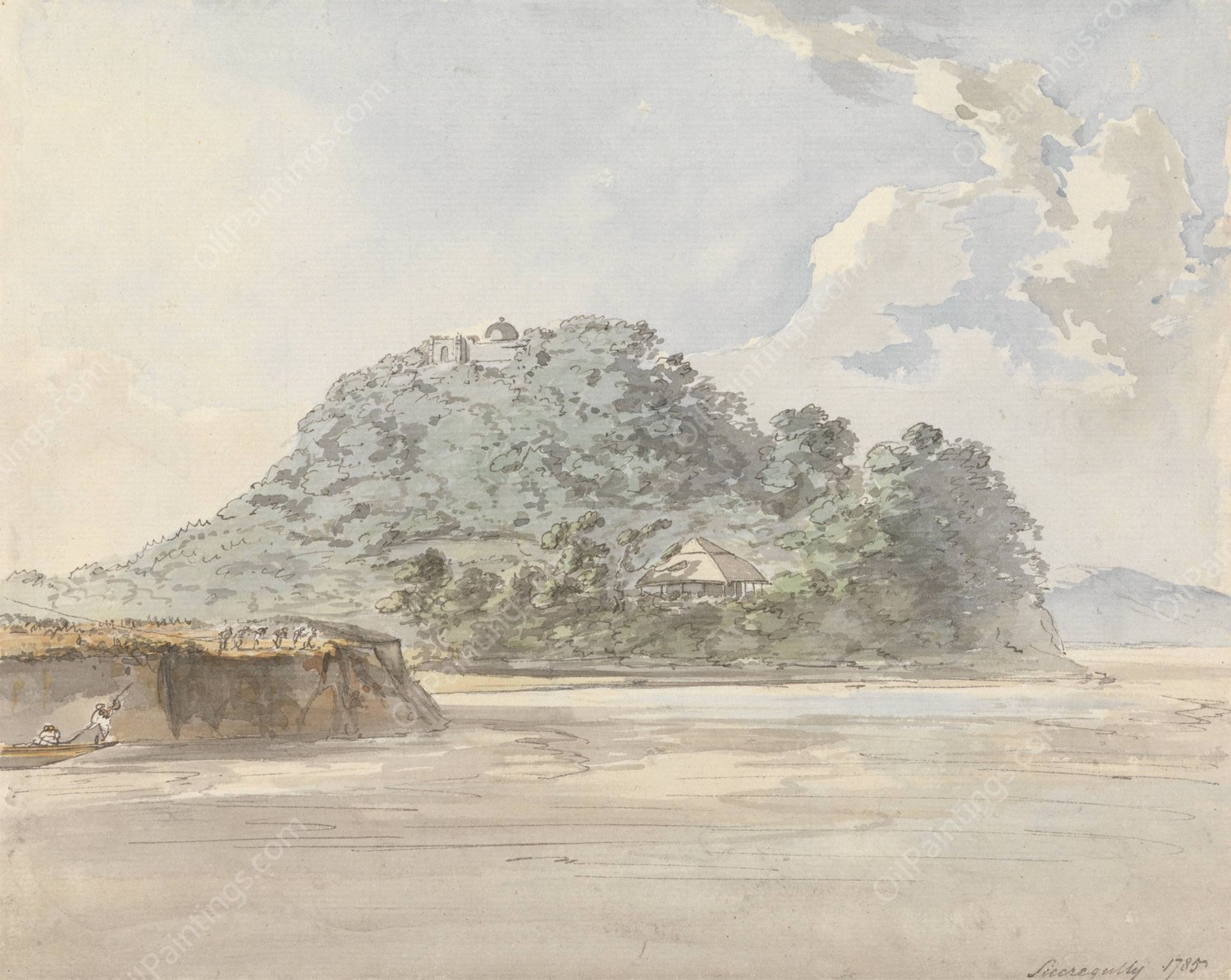 Siccregully (Sakrigali)  by Samuel Davis - Hand-Painted Oil Painting Reproduction