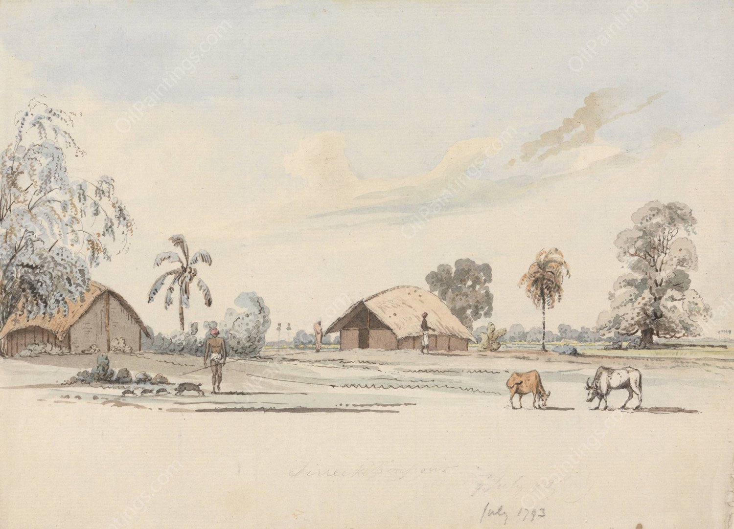 Sirree  by Samuel Davis - Hand-Painted Oil Painting Reproduction